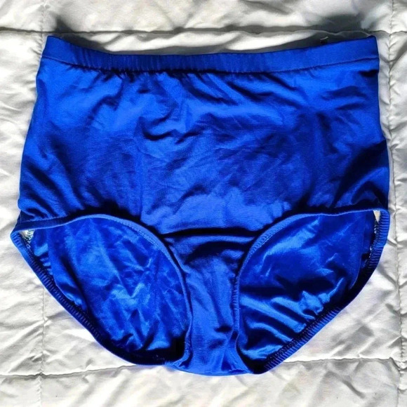 Resorts Plus Tummy Control Slimming Blue Swim Bikini Bottom NEW! Size 14W - Picture 4 of 5
